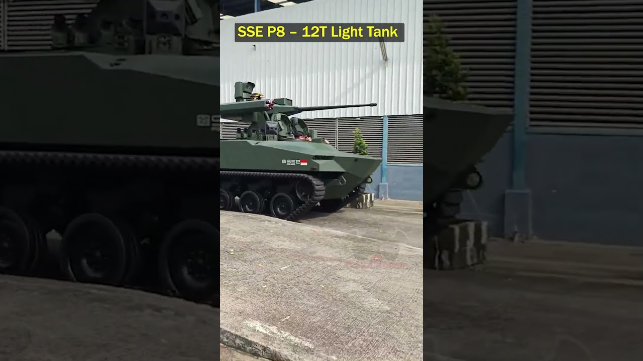 Indonesia’s New SSE P8 Light Tank - Lightweight and Hybrid