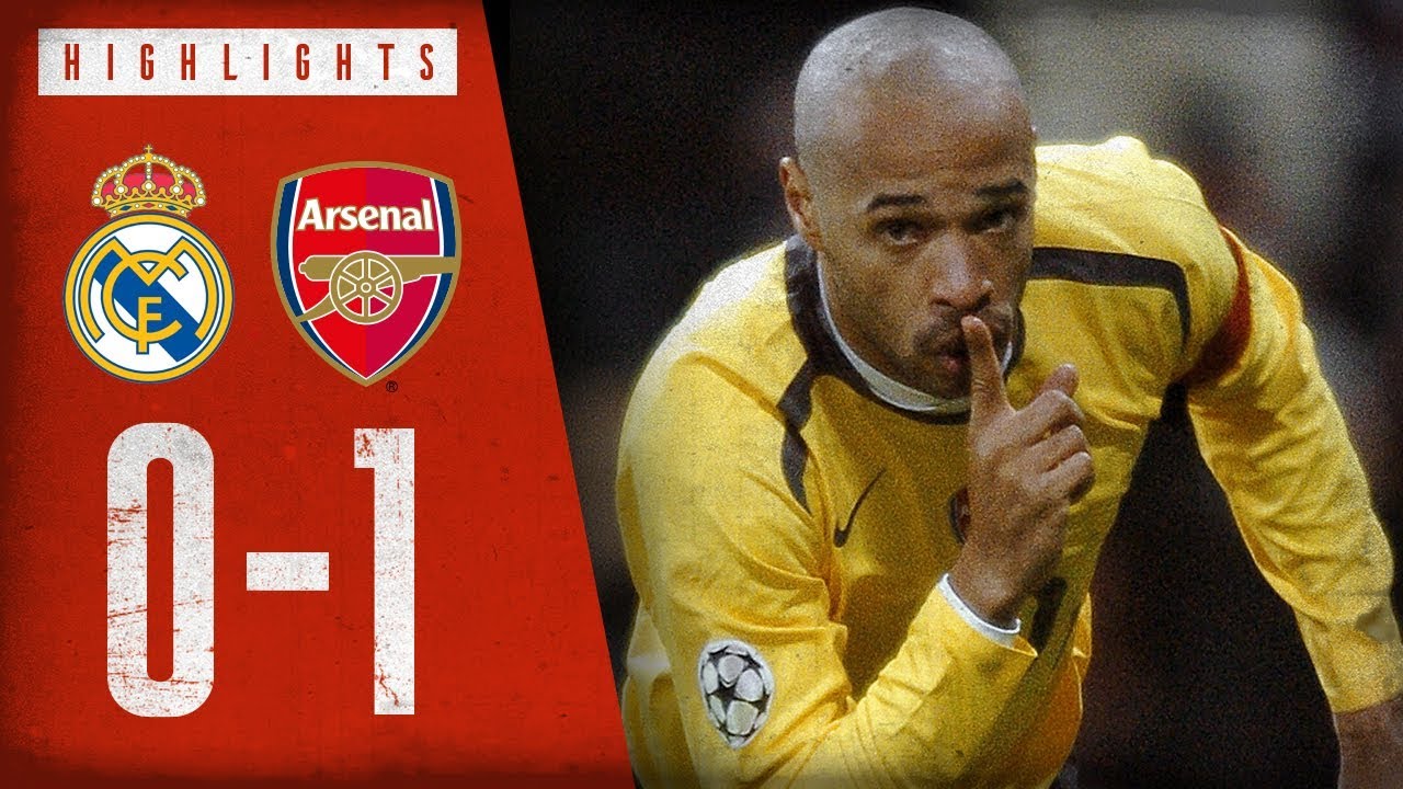 Henry's Solo Goal Secures Arsenal Win at Madrid 🏆