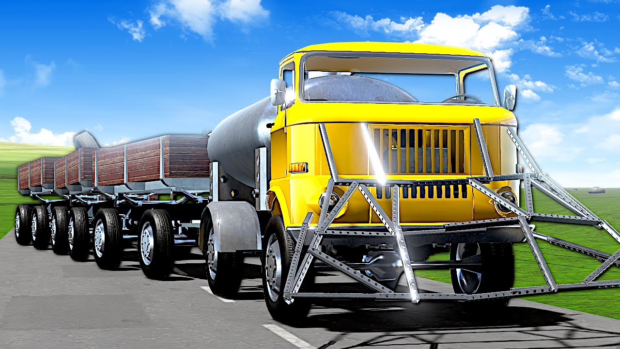 Epic Build: Transforming a Semi-Truck into a Train in The Long Drive ππ