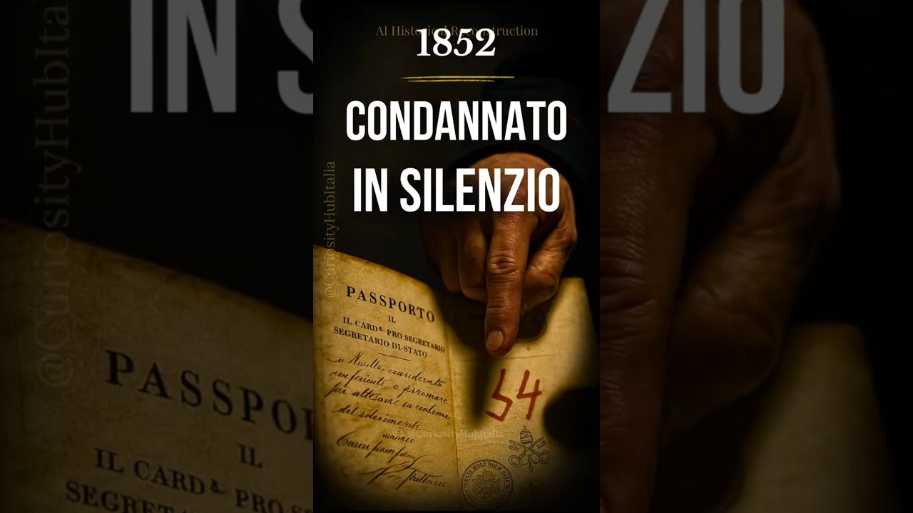 Il Passaporto del 1852 che Condannava: La Criptografia Segreta del Vaticano 🔐