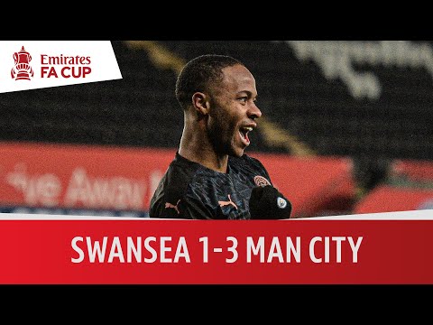 Swansea vs Man City (1-3) | City make history! 15 wins in a row! | Emirates FA Cup highlights