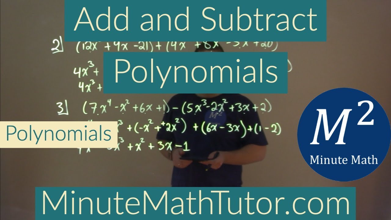 Master Polynomial Addition & Subtraction | College Algebra Tutorial 📚