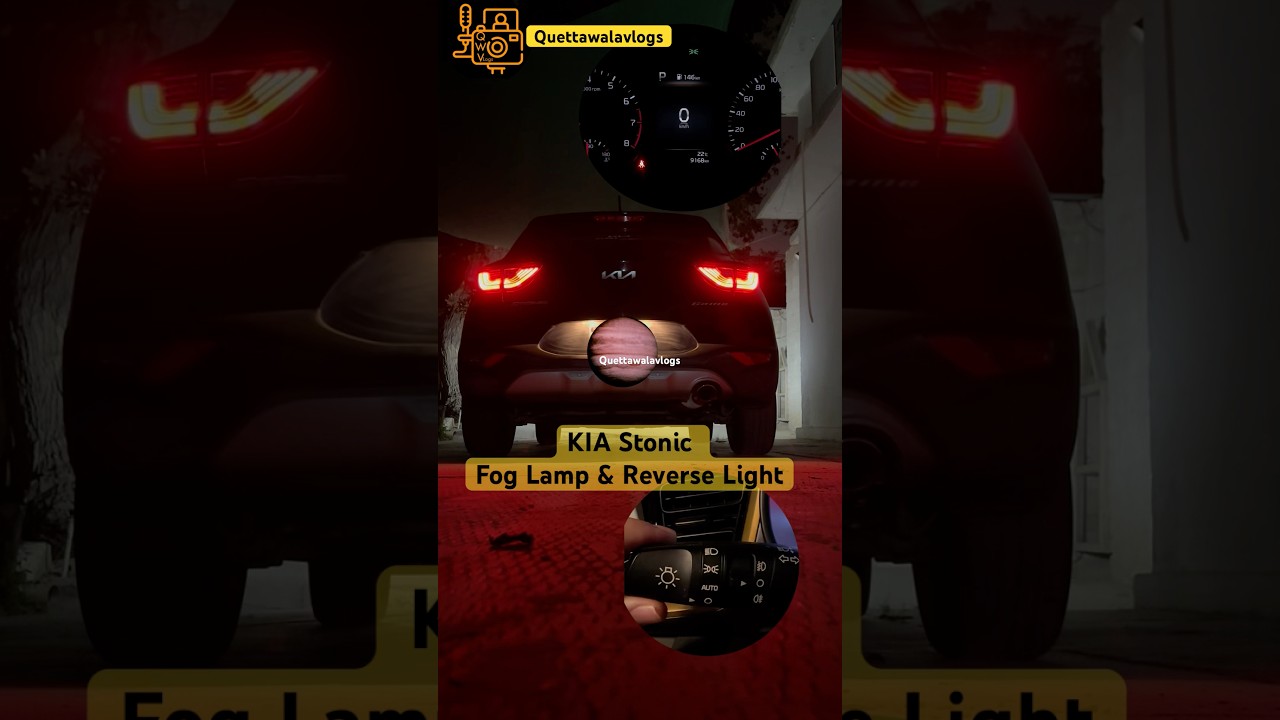KIA Stonic: New Fog Lamps & Reverse Light Features 🚗
