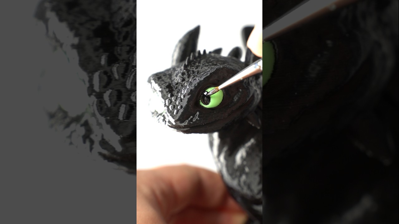3D Printing Toothless from How to Train Your Dragon 🐉