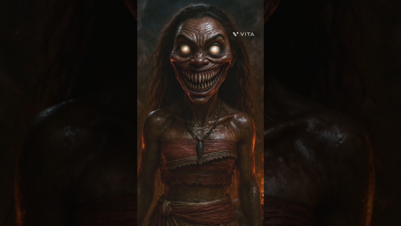 Monster Versions of Moana Characters ๐น