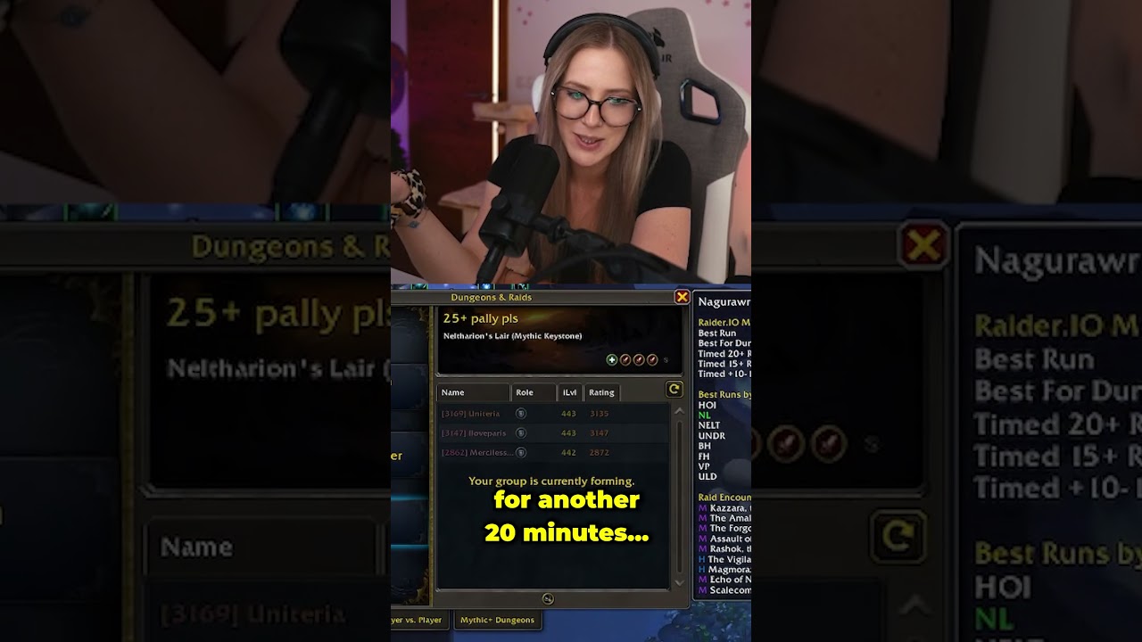 Elite M+ Pugging with Ex-World First Raider 🎮