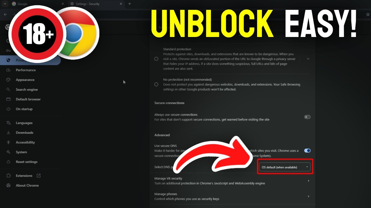 Unblock Adult Websites on Chrome Easily 🔓