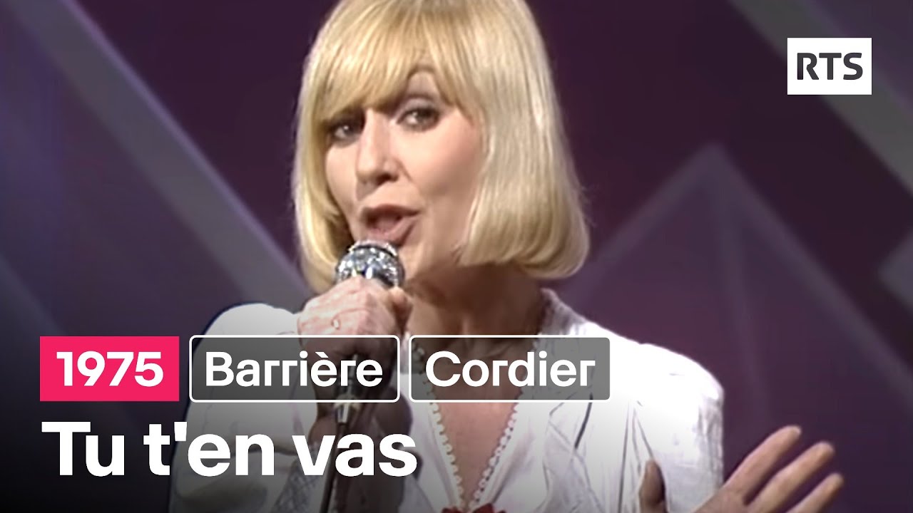 Alain Barrière & Noëlle Cordier - Tu t'en vas (1975)