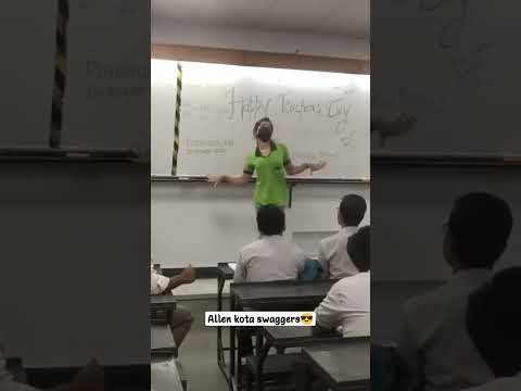 Allen Girl dancing on teachers day #kota #allen #neet #dance #shorts #shortvideo