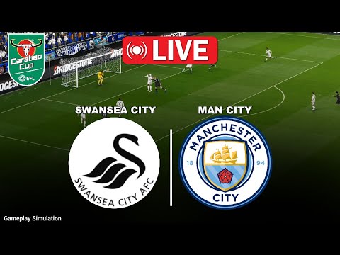 Swansea City vs Manchester City | EFL Cup 25/26 Today Match | eFootball Simulation GamePES 21