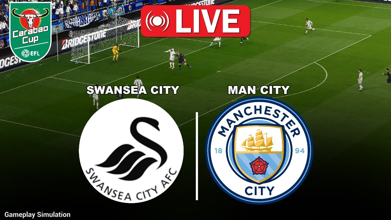Swansea City vs Manchester City | EFL Cup 2025/26 | Exciting eFootball Simulation Match ⚽