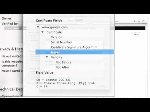 Certificate Details - Applied Cryptography
