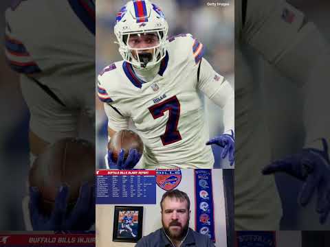 Taron Johnson QUESTIONABLE, 3 RULED OUT vs Chiefs | Bills Injury Updates