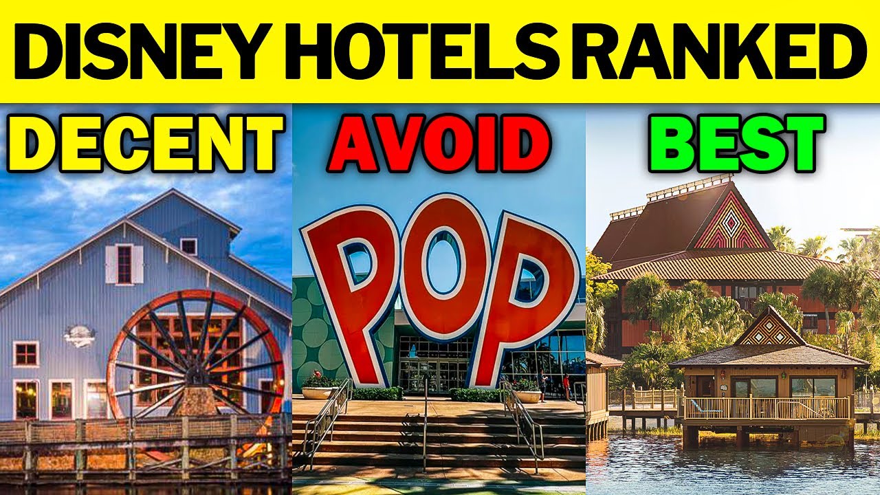 Disney World Hotel Rankings: Worst to Best 🏨