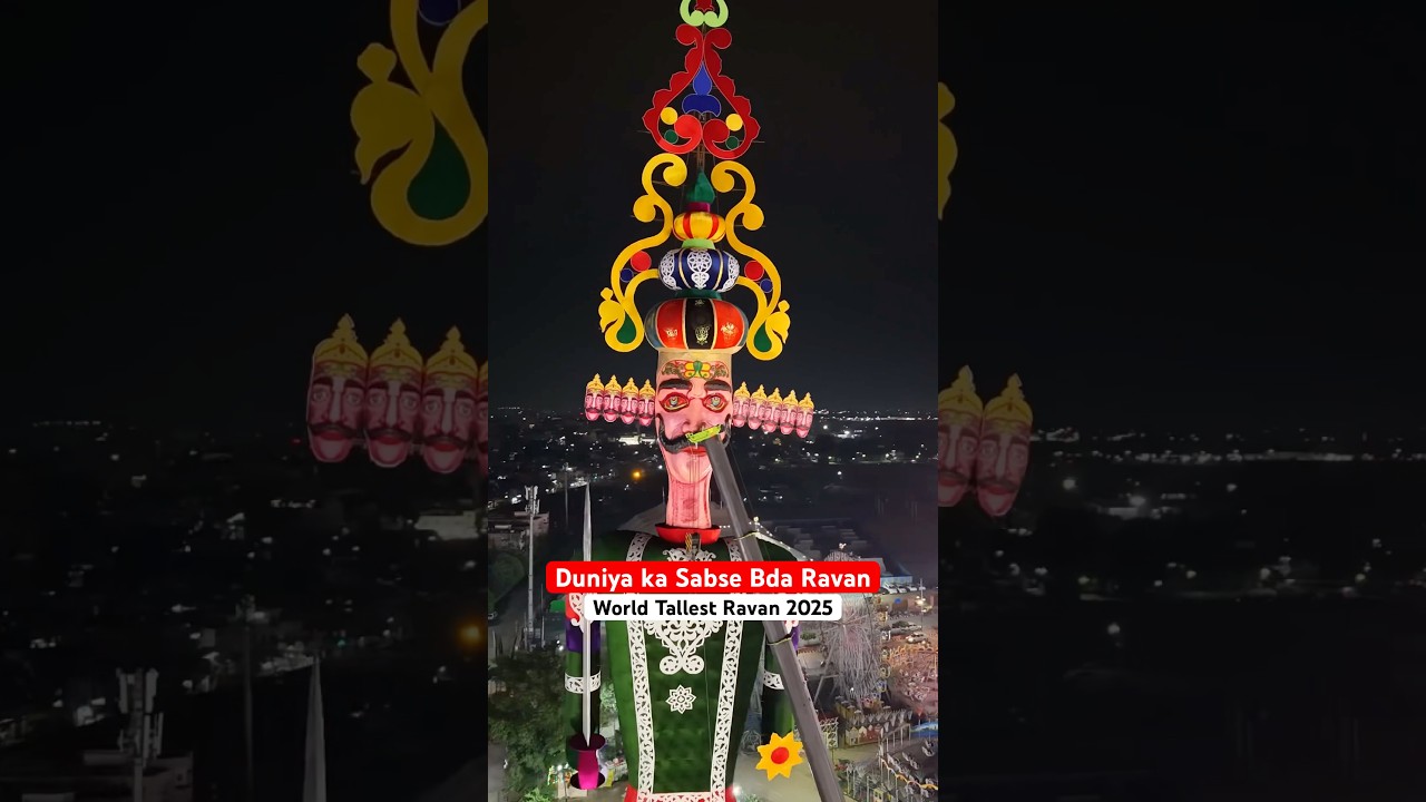 World's Tallest Ravan in Kota 2025 😱