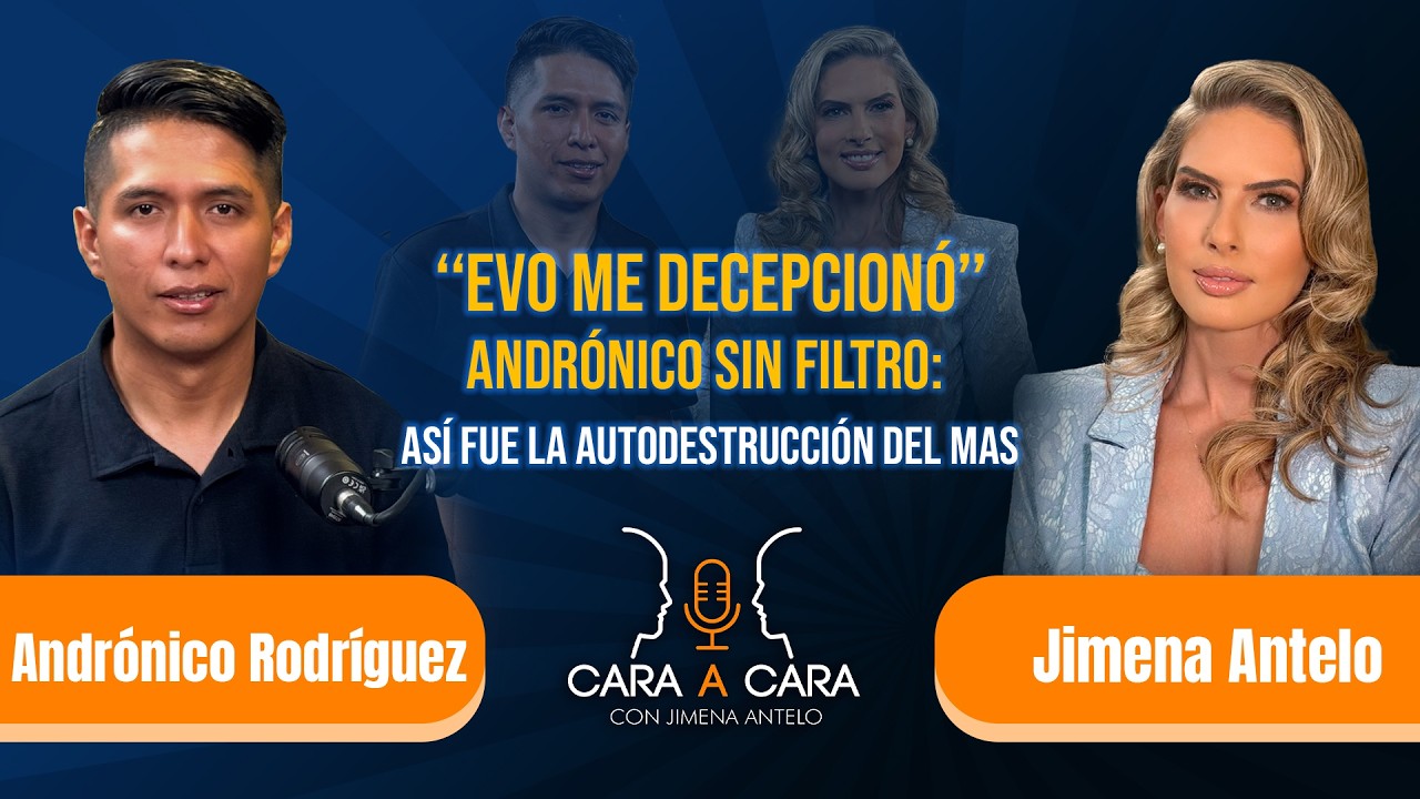 🔥 Andrónico sin filtro: ‘Evo me decepcionó’ | Andrónico Rodríguez en Cara a Cara con Jimena Antelo.