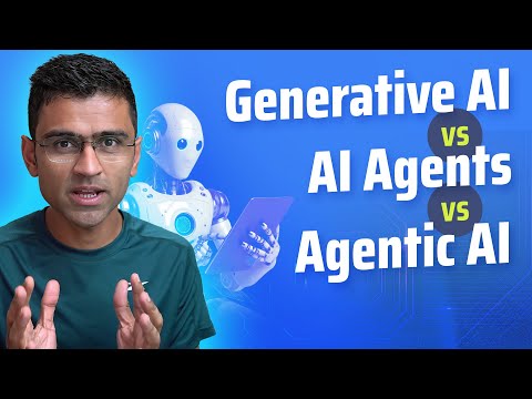 Generative AI vs AI agents vs Agentic AI