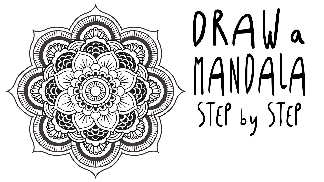 Easy Step-by-Step Guide to Drawing a Mandala for Beginners 🎨