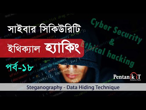 Cyber Security and Ethical Hacking Tutorial in Bangla Part-18 Steganography Data Hiding Technique