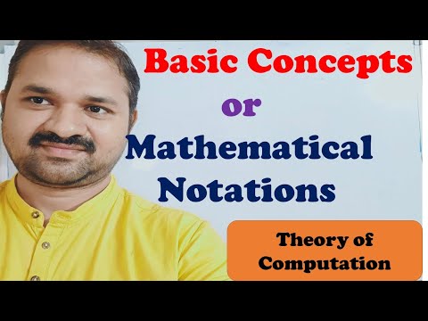 Basic Concepts in Automata Theory || Mathematical Notations || TOC || FLAT || Theory of Computation