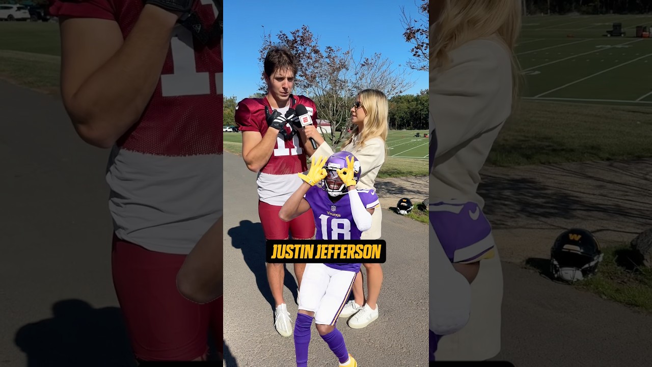 Luke McCaffrey Breaks Down Top NFL Wide Receivers Like Justin Jefferson & Puka Nacua 🏈