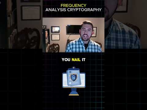 What is Frequency Analysis in Cryptography? #shorts #cybersecurity #cissp