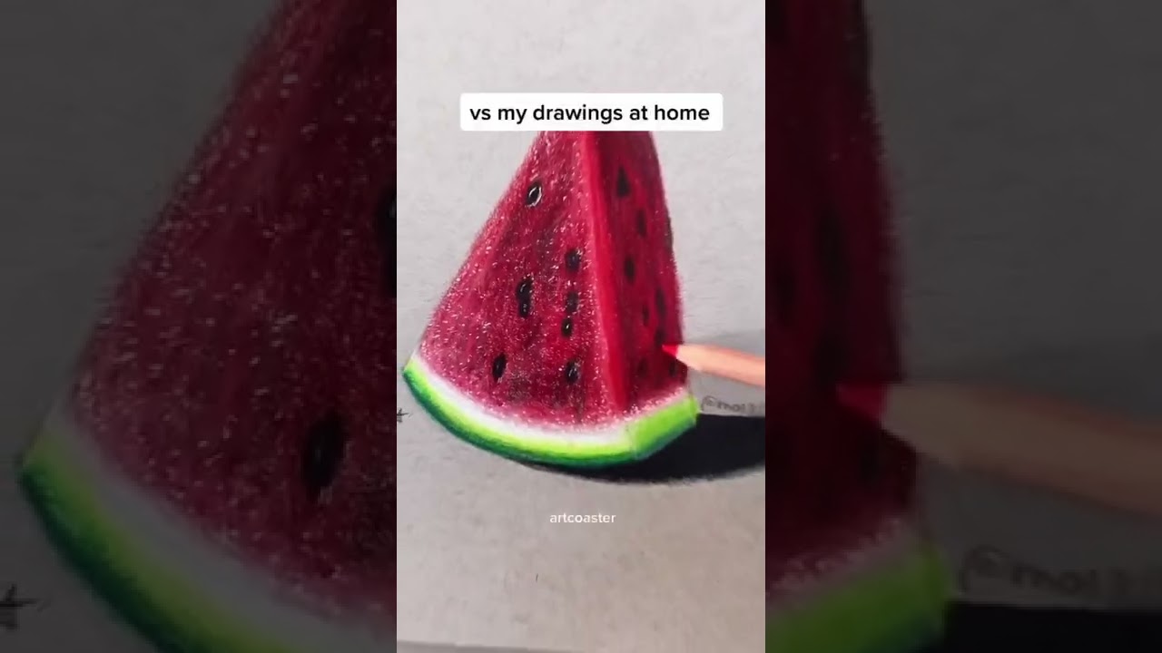 My Art in Class vs. at Home 🎨 | Artcoaster #shorts