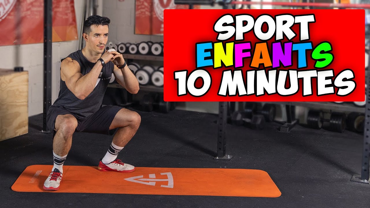 Sport pour Enfant à la Maison en 10 Min ⏱️