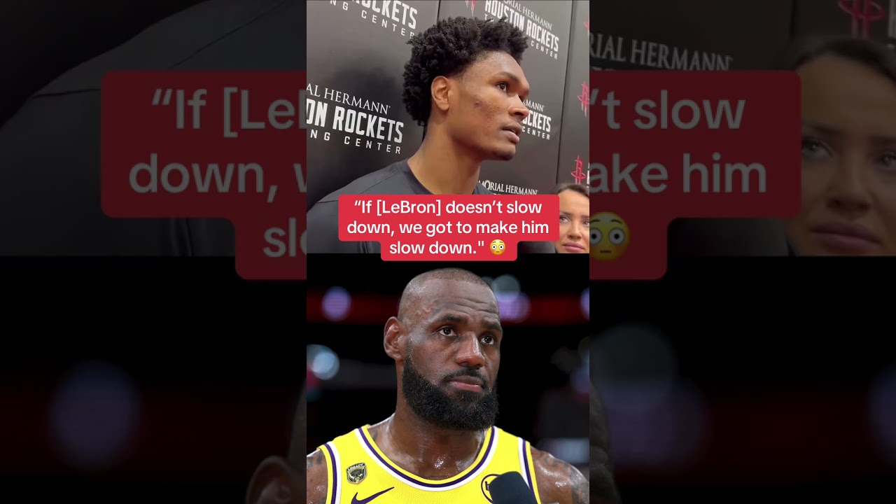 Amen Thompson Reacts to Lakers-Rockets Game 4 👀