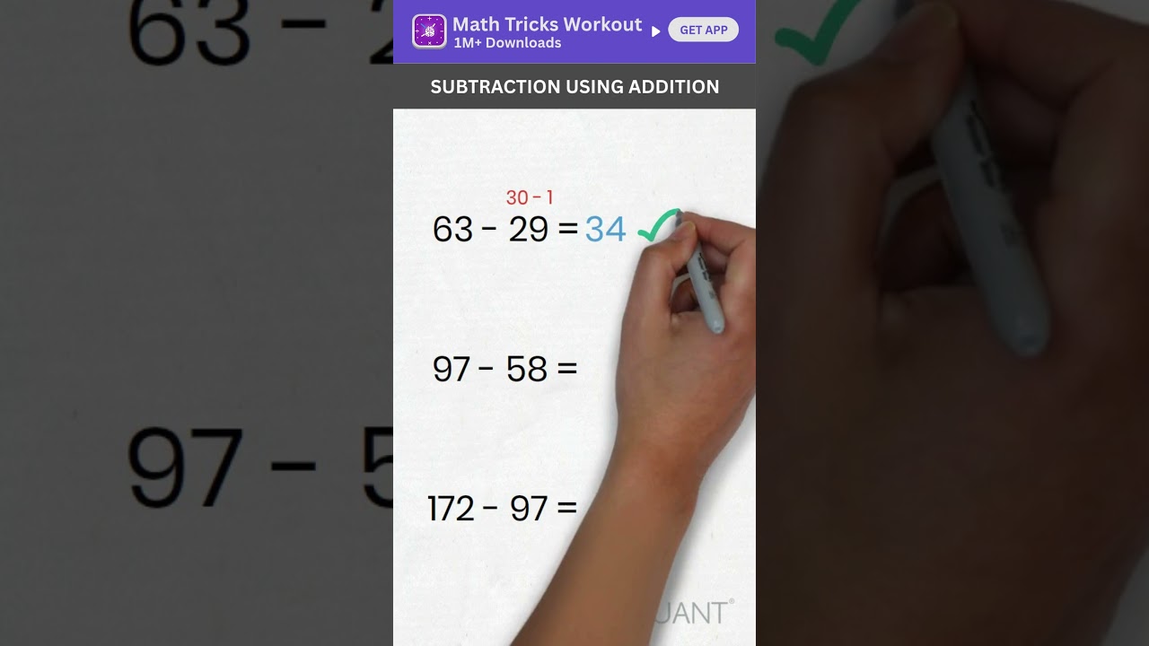 Master Quick Subtraction: Easy Mental Math Tricks & Hacks 🧠