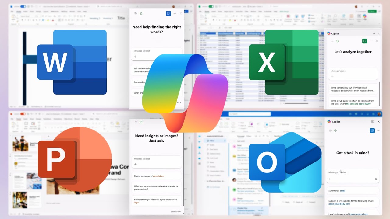 Boost Your Productivity: Microsoft 365 Copilot Now Integrated in Word, Excel, PowerPoint, Outlook & OneNote 🚀
