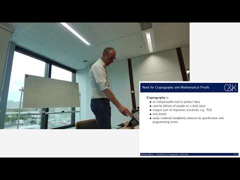 Foundations of Cryptography - Lecture 01