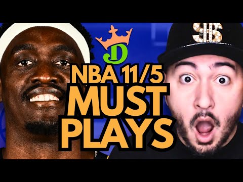 NBA DFS Wednesday 11/5 (DraftKings NBA MUST PLAYS) | NBA DFS Picks