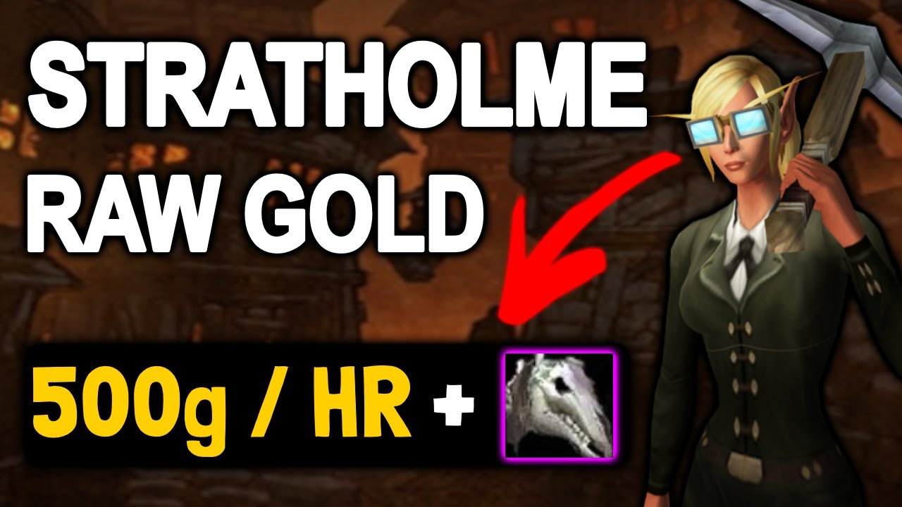 WOTLK Classic: Fast Gold Farming in Stratholme 💰