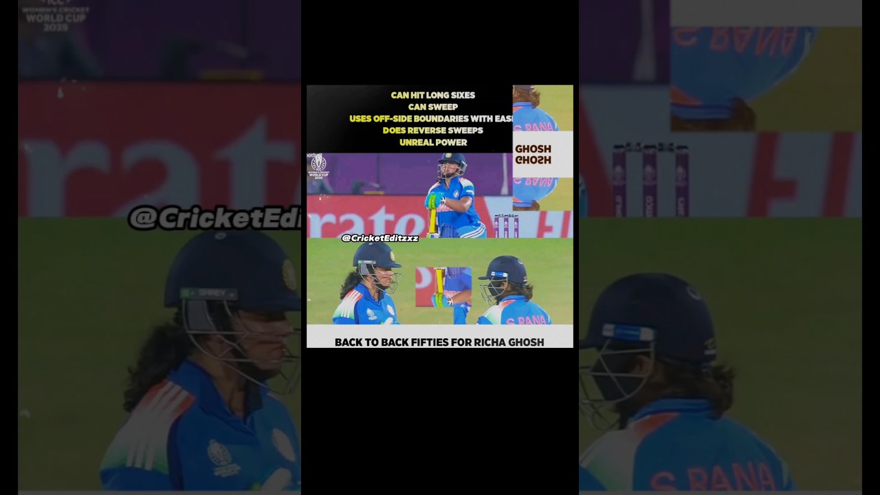 Richa Ghosh: Rising Cricket Star 💪