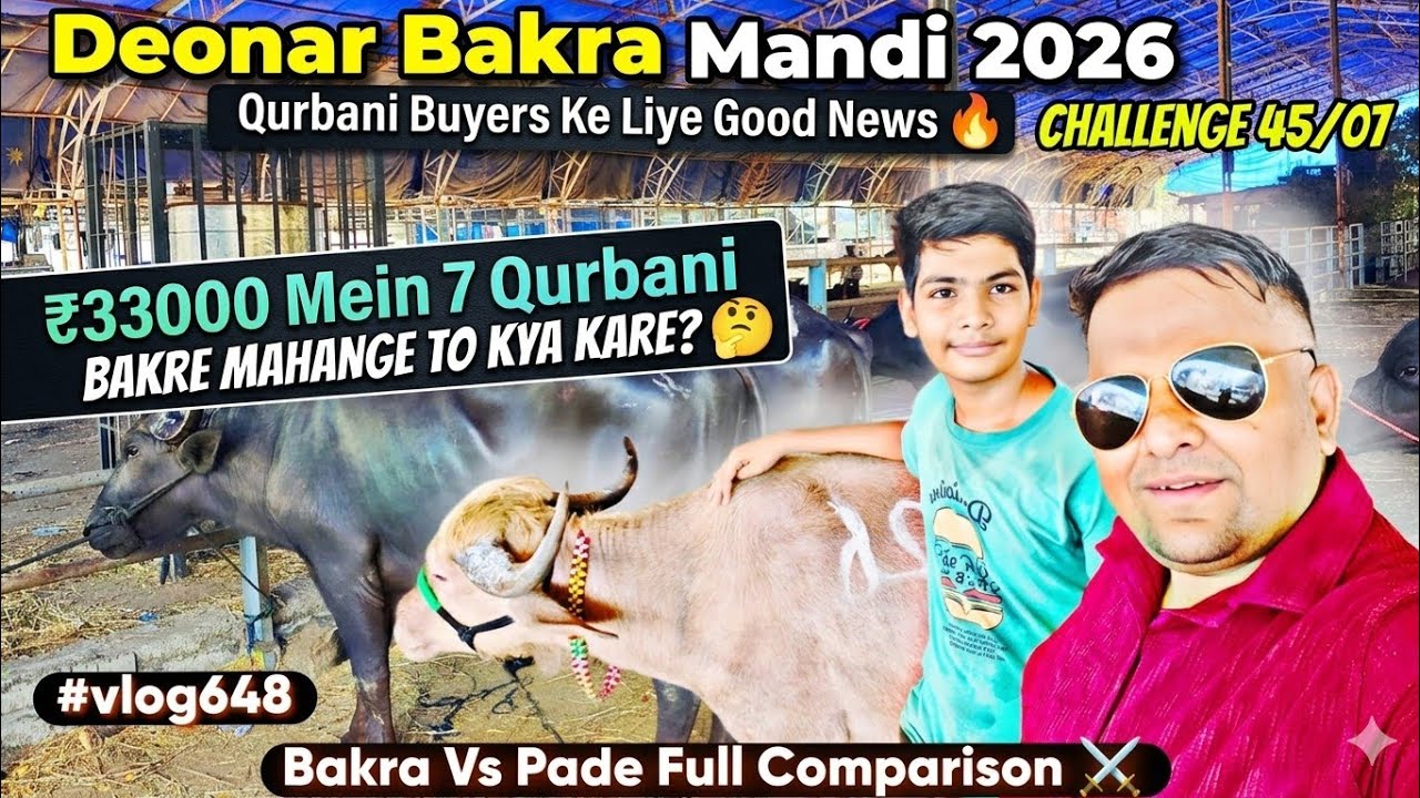 Deonar Bakra Mandi 2026: โน33,000 for 7 Qurbani ๐