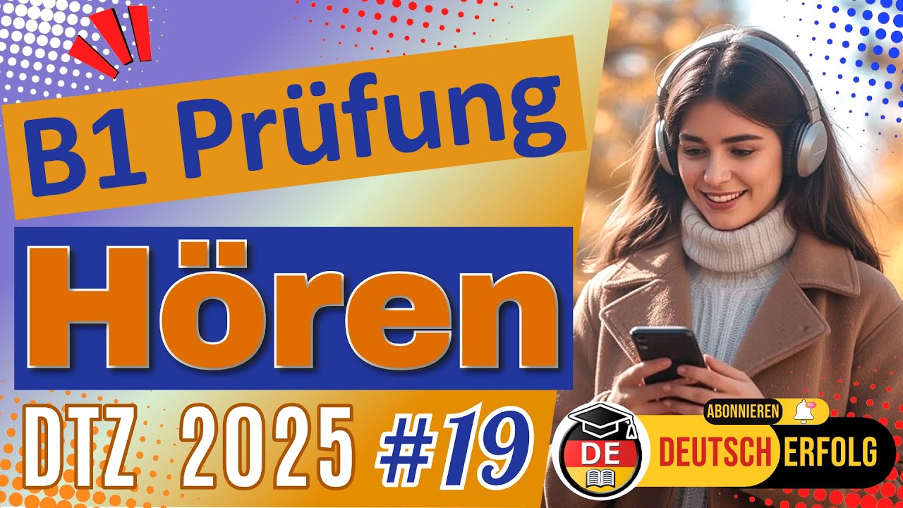 B1 Hören | DTZ-Vorbereitung 2025 | Teil 1–4 mit Lösungen #19