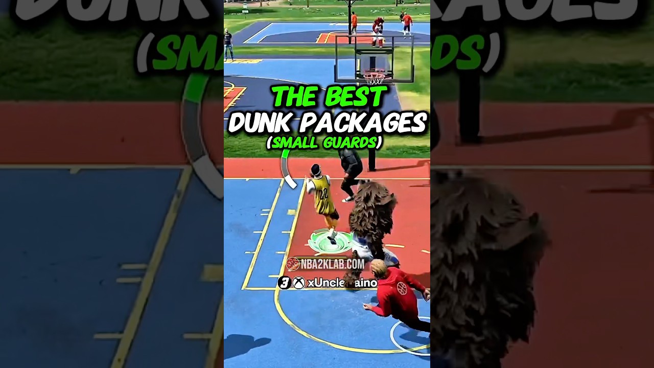 Top Dunk Packages for Small Guards in NBA 2K26 🏀