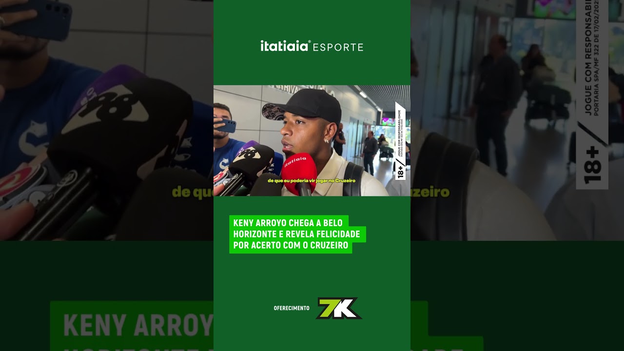 Keny Arroyo Chega ao Cruzeiro em BH ⚽