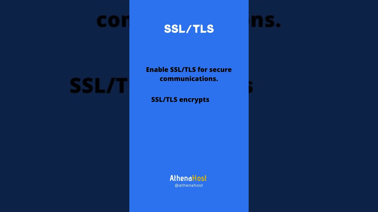 Enable SSL/TLS for Secure Communication 🔒