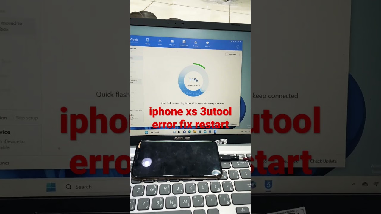 Fix 3uTool Error on iPhone XS 🔧