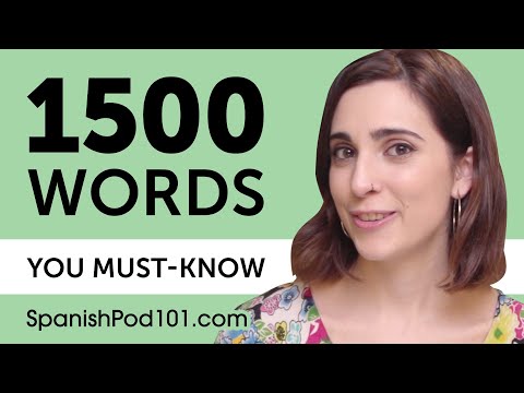 1500 Words Every Spanish Beginner Must Know