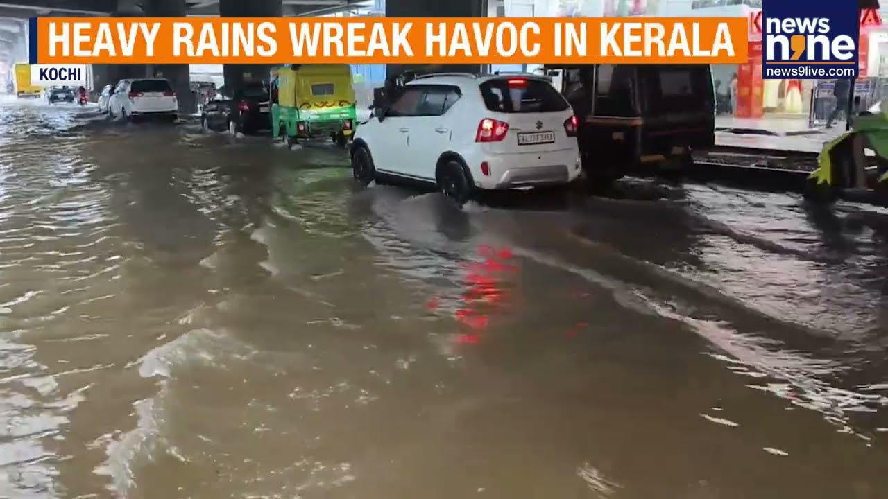 Red Alert Issued in Kerala for Heavy Rain and Strong Winds in Three Districts
