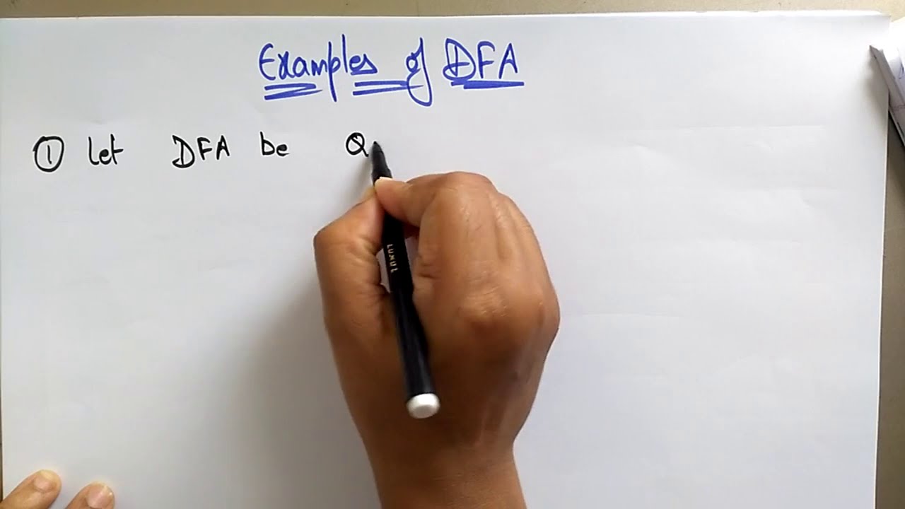 DFA Example & Solution | Part 1 of 3 | Theory of Computation Lecture by Bhanu Priya