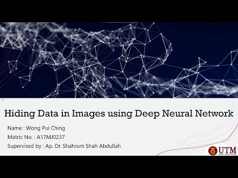 Hiding Data in Images using Deep Neural Network