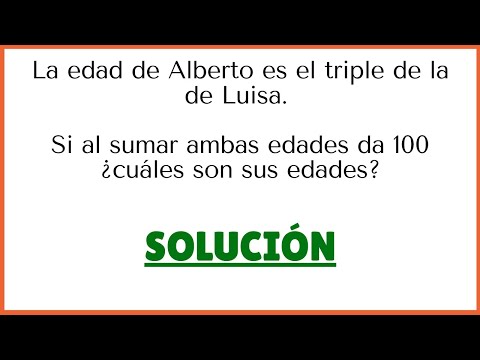 PROBLEMAS con ECUACIONES LINEALES | Problema con Edades | Clases de Matemáticas