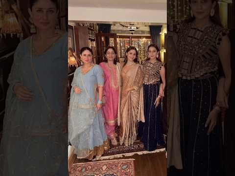 alia Bhat with kareena kapoor Diwali celebration #trending #bollywood #youtubeshorts #diwali #shorts