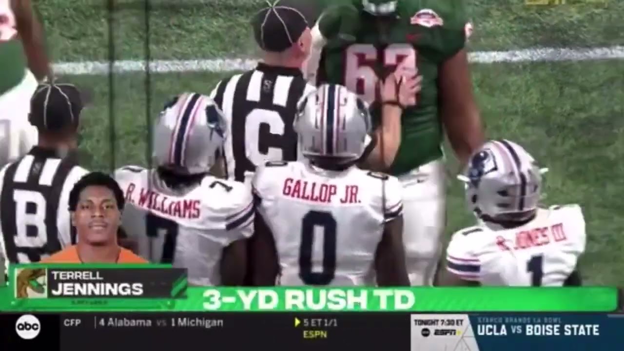 Watch Terrell Jennings' Exciting 3-Yard Touchdown Run in the 2023 Celebration Bowl π