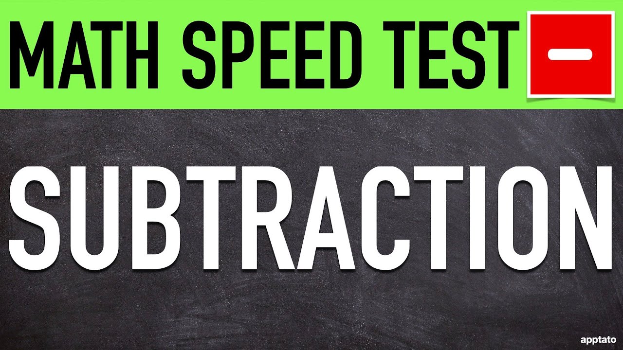 Subtraction Speed Challenge | 20 Quick Mental Math Problems 🧠