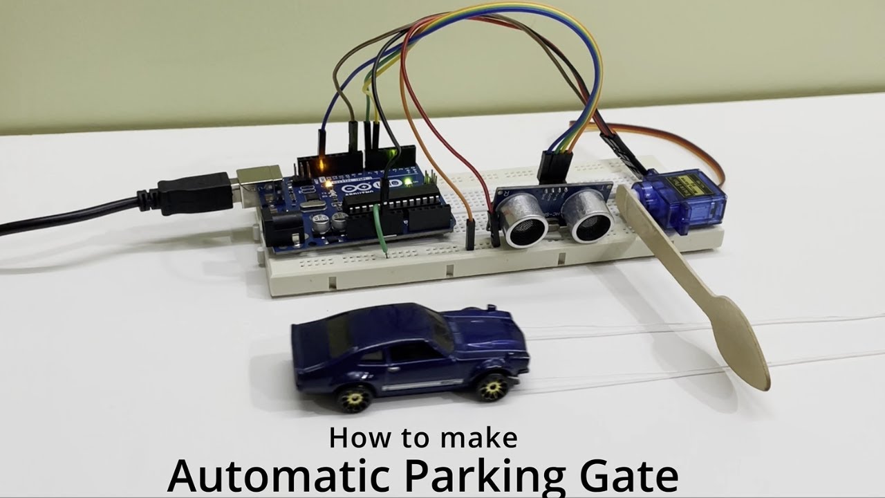 Build a 4K Automatic Car Parking Toll Gate 🚗 with Arduino